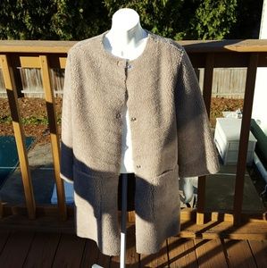 Reversible pile/suede coat!